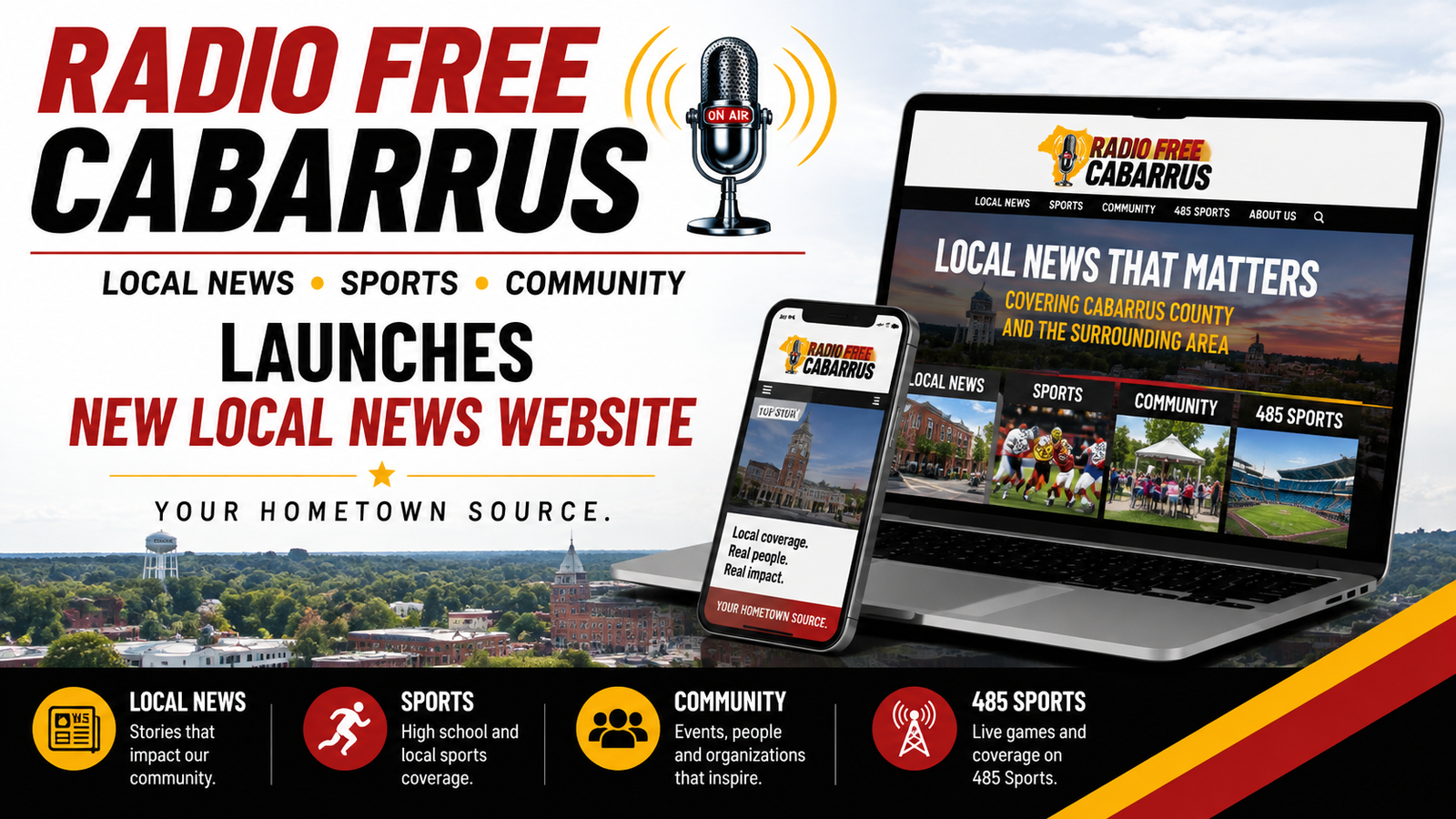 Radio Free Cabarrus launches local news website