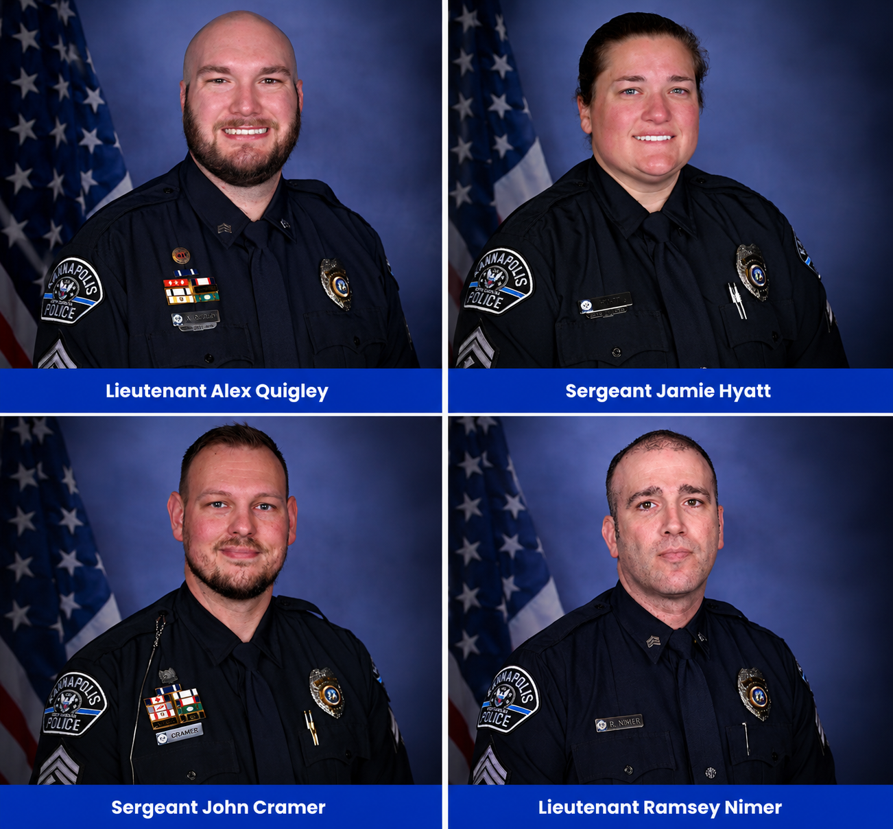 Kannapolis Police Department Announces Four Promotions