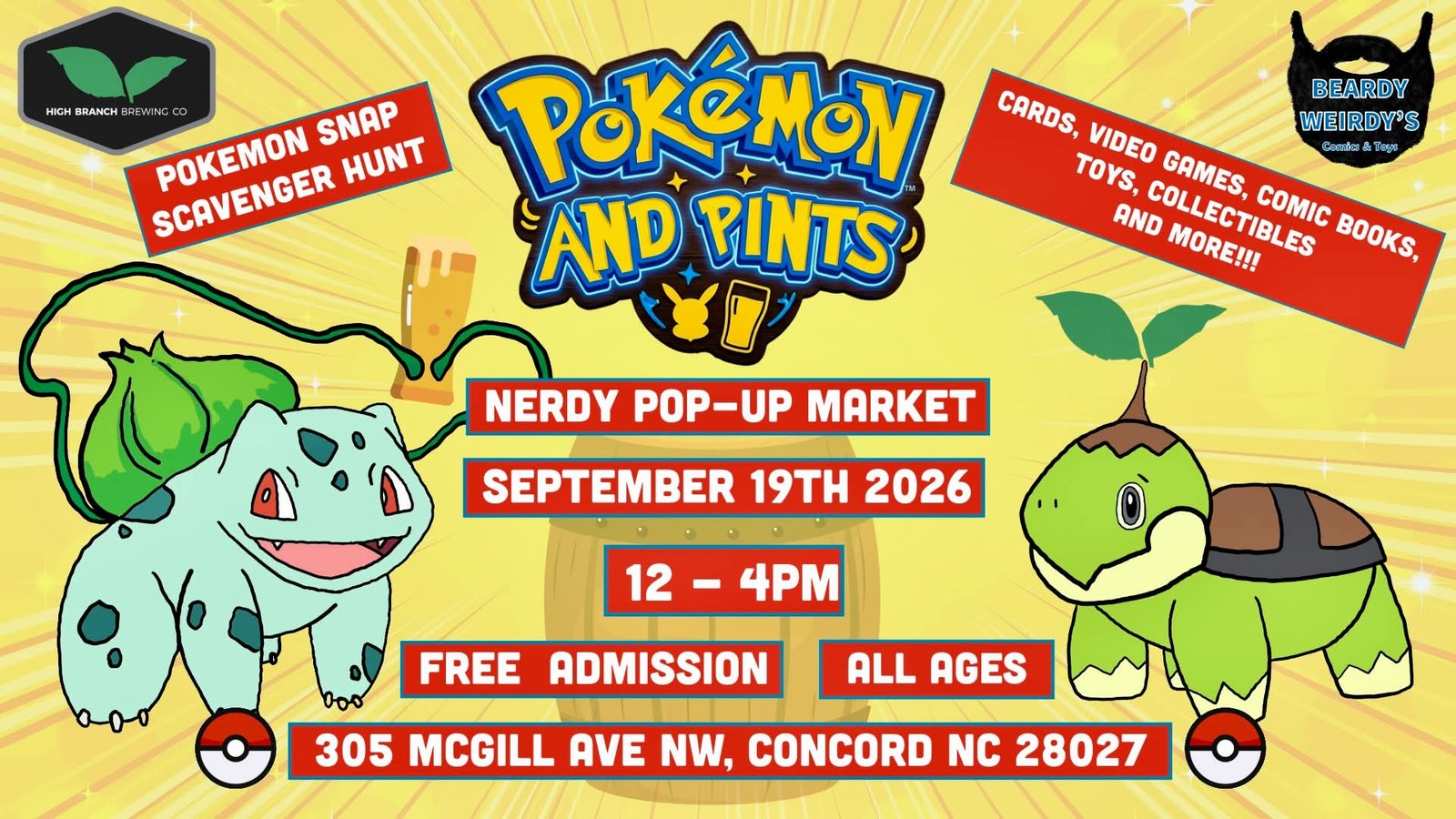 Pokémon and Pints pop-up market coming to Concord